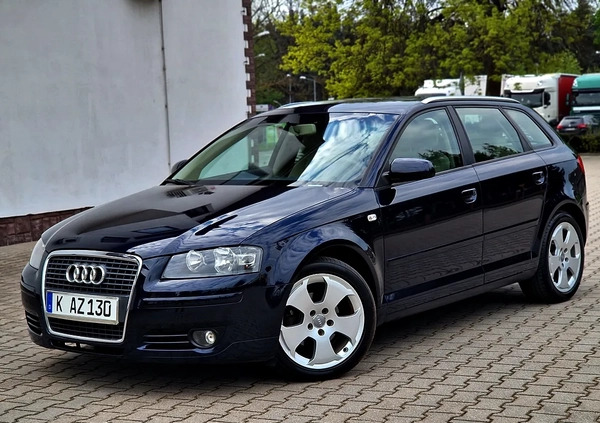 Audi A3 cena 22900 przebieg: 235000, rok produkcji 2008 z Brok małe 742